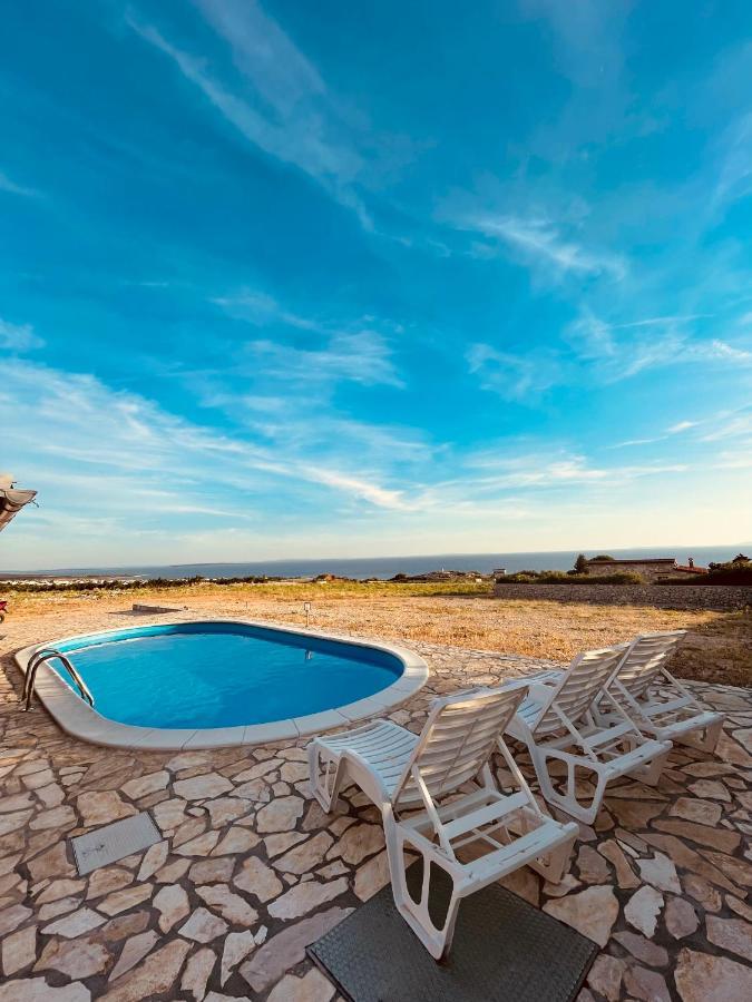 Beautiful Secluded Area Near Novalja Vacation House With Pool And Sea View Villa Lara מראה חיצוני תמונה